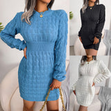 Heidi | Elegant Textured Knit Dress for Women