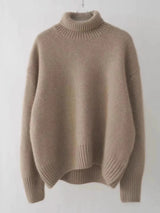 Nora | Women's Turtleneck Sweater with Relaxed Fit & Ribbed Cuffs