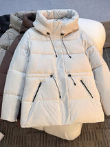 Valerie | Hooded Puffer Coat with Adjustable Waist