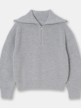 Ava | Wide Turtleneck Striped Sweater for Women