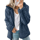 Sophia | Plush Teddy Fleece Jacket with Pockets for Women