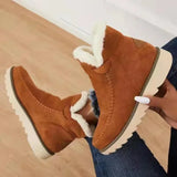 Giselle | Warm-Lined Ankle Boots with Platform Sole