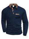 Sebastian | Men's Textured Long-Sleeve Polo Shirt