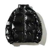 Fiona | Cozy Metallic Puffer Jacket for Women