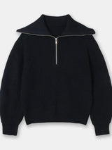 Ava | Wide Turtleneck Striped Sweater for Women