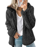Sophia | Plush Teddy Fleece Jacket with Pockets for Women