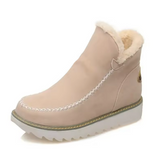 Giselle | Warm-Lined Ankle Boots with Platform Sole