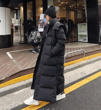 Victoria | Long Hooded Puffer Coat for Women