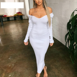 Cora | Ribbed Bodycon Knit Dress