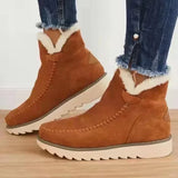 Giselle | Warm-Lined Ankle Boots with Platform Sole
