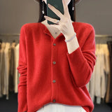 Clara | Women's Soft Knit Buttoned Cardigan