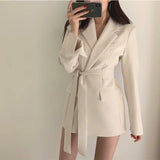 Chloe | Elegant Blazer Dress with Belt