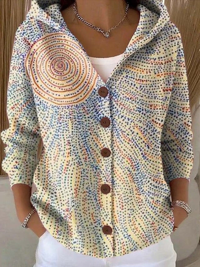 Clara | Women's Artistic Hooded Cardigan