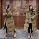 Alexandra | Women's Long Hooded Puffer Winter Coat