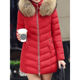 Flora | Quilted Puffer Jacket with Faux-Fur Hood