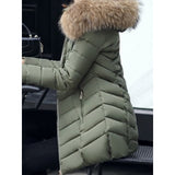 Flora | Quilted Puffer Jacket with Faux-Fur Hood
