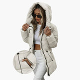 Maren | Tailored Quilted Jacket with Hood