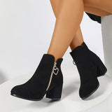 Lena | Women’s Ankle Boots with Block Heel