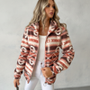Nadia | Cozy Aztec Pattern Button-Up Cardigan