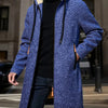 Juniper | Men’s Hooded Trench Coat with Textured Finish