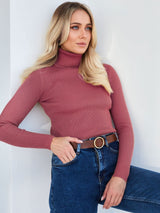 Vesper | Elegant Ribbed Turtleneck Sweater