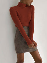 Vesper | Elegant Ribbed Turtleneck Sweater