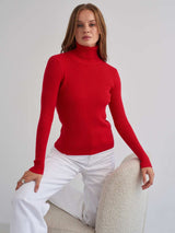 Vesper | Elegant Ribbed Turtleneck Sweater