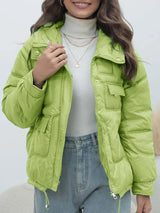 Valentina | Thick Warm-Lined Winter Puffer Jacket with Hood