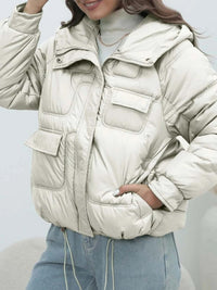 Valentina | Thick Warm-Lined Winter Puffer Jacket with Hood