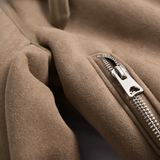 Ethan | Men’s Leather Jacket with Shearling Trim