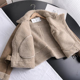 Ethan | Men’s Leather Jacket with Shearling Trim