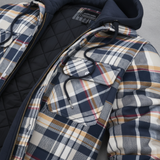 Zelda | Warm Plaid Button-Up Jacket for Men