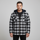 Zelda | Warm Plaid Button-Up Jacket for Men