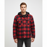 Zelda | Warm Plaid Button-Up Jacket for Men