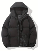 Adelaide | Men’s Quilted Winter Jacket with Integrated Hood
