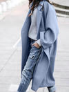 Paige | Oversized Coat with Open Front