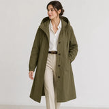 Hannah | Women's Hooded Water-Repellent Longline Coat