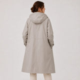 Hannah | Women's Hooded Water-Repellent Longline Coat