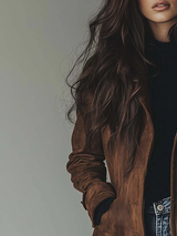 Selena | Trench Coat with Waist Belt and Wide Notched Collar