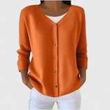 Wanda | Elegant V-Neck Button-Down Cardigan