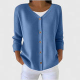 Wanda | Elegant V-Neck Button-Down Cardigan