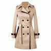 Camila | Elegant Buttoned Trench Coat for Women
