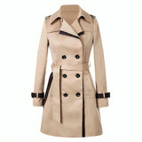Camila | Elegant Buttoned Trench Coat for Women