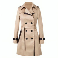 Camila | Elegant Buttoned Trench Coat for Women