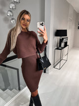 Helena | Two-Piece Ribbed Knit Set