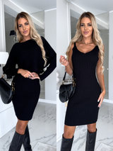Helena | Two-Piece Ribbed Knit Set