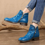 Selena | Women’s Ankle Boots with Double Zipper