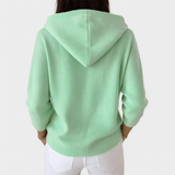 Amanda | Women's Hooded Button-Front Knit Cardigan