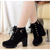 Iris | Orthopedic Ankle Boots with Zipper and Heel