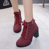 Iris | Orthopedic Ankle Boots with Zipper and Heel